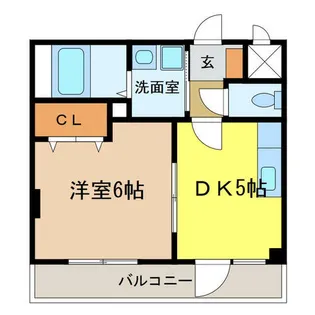 トリニティ−グレース【3階】の間取り