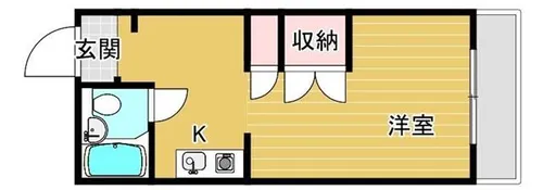 リバティべふ【102号室】の間取り
