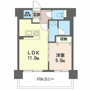 マストライフ知事公館【00503号室】の間取り