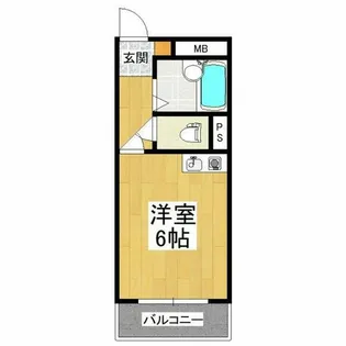 エイチ・ツー・オー河内長野【3階】の間取り