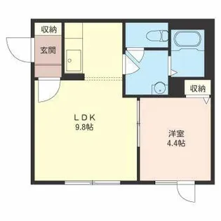 ノーザンライトB【00202号室】の間取り