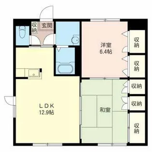 シャーメゾンAU【00101号室】の間取り