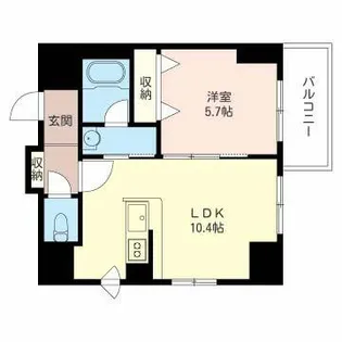 セーヌ ラヴィ【00302号室】の間取り