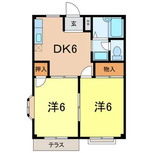 アメニティA【1階】の間取り