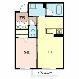 グランメゾン 三木【0206号室】の間取り