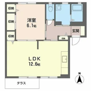 ウェステリアA【0101号室】の間取り