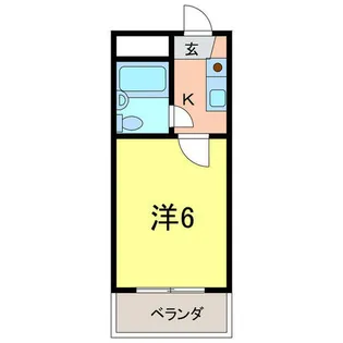 スカイタウン21【3-10号室】の間取り