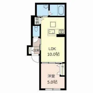 シャーメゾン クオレール【0102号室】の間取り