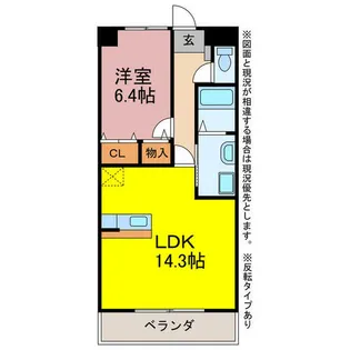 ガーデンコートKOTANI【202号室】の間取り