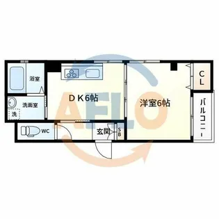 COMFY TENNOJI【3階】の間取り
