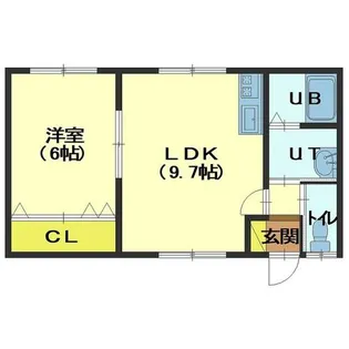 プロパティA&K【102号室】の間取り