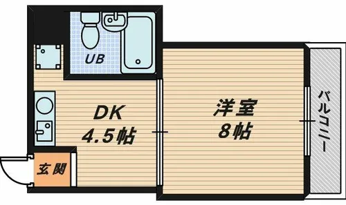 グリシーヌⅢ【4階】の間取り