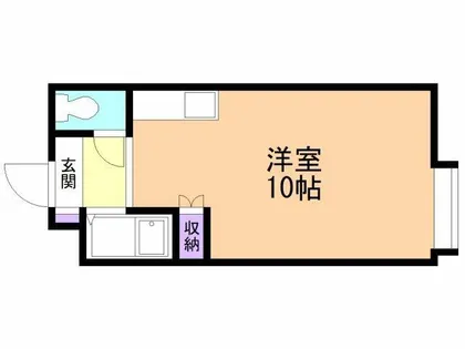 エクセル東和【1階】の間取り