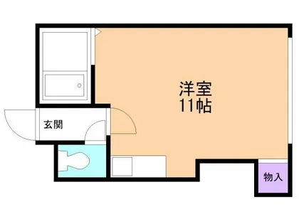 G・realtor MS Ⅱ【102号室】の間取り