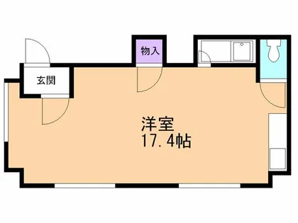 中西ビル【202号室】の間取り