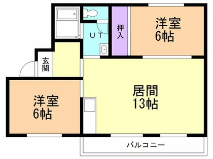 ハイツMT【402号室】の間取り
