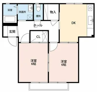 ミレフォーレス【1階】の間取り