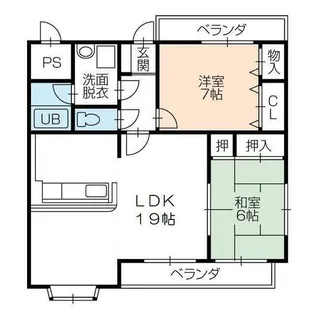 EAST-8【1階】の間取り