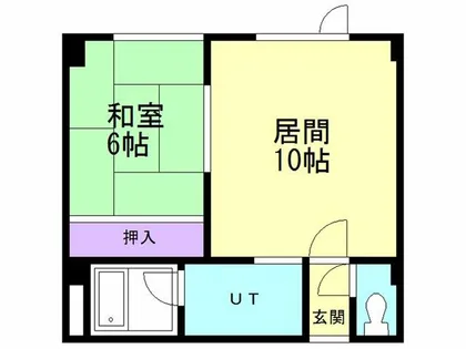 コーポ北栄【305号室】の間取り
