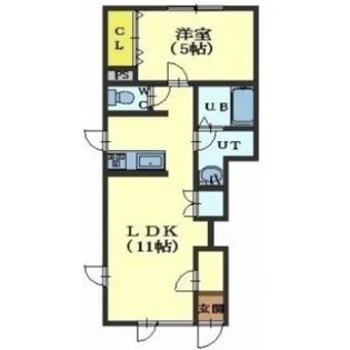 ファームレヂデンス松陰【202号室】の間取り