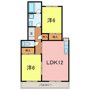 メゾン須磨【2階】の間取り