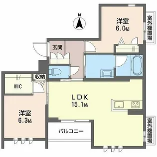 雅【0303号室】の間取り