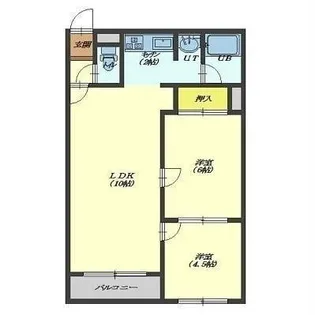 リアライズ函館柏木町【302号室】の間取り