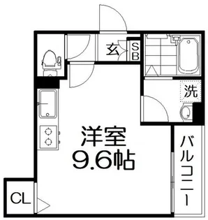 コティ光善寺【1階】の間取り