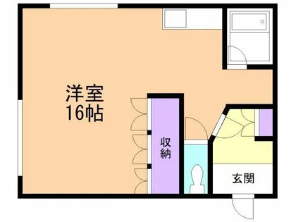 アリエス【2-1号室】の間取り