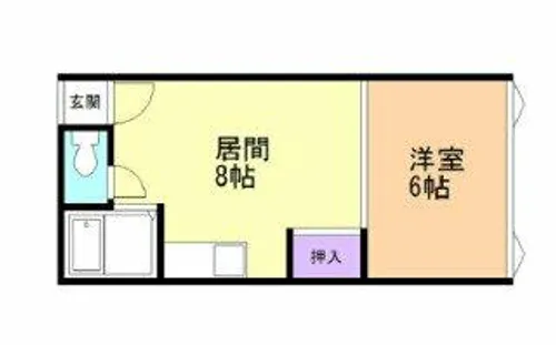 ファースト【B202号室】の間取り