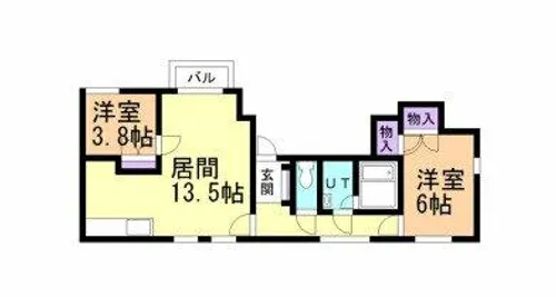 ファースト【C101号室】の間取り