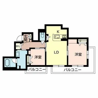 ソレイユ播磨町【0302号室】の間取り