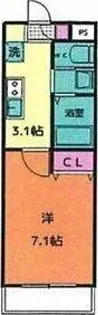 A・City一宮三条【302号室】の間取り