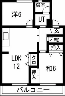 パークハイツ【202号室】の間取り