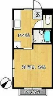 ウッドヴィレッヂ【1階】の間取り