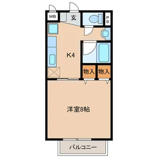 メリーユー【1階】の間取り