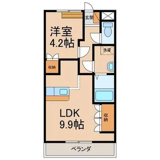 ヴェルジュ【2階】の間取り