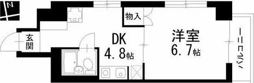 アートピア栄【7階】の間取り