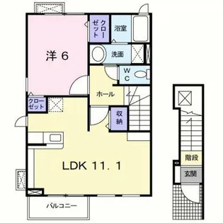 サン・リッチ【2階】の間取り