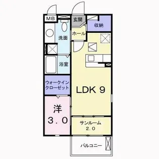 Clair N【1階】の間取り