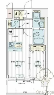 エステムコート梅田・天神橋Ⅳステーションフロント【6階】の間取り