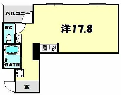 ノベラ御幸通【7階】の間取り