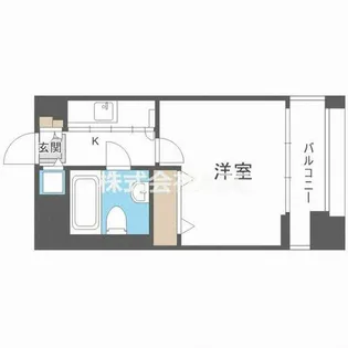 ISM中之島レジデンス【0101号室】の間取り