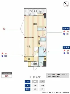 フォレストコート住吉【3階】の間取り