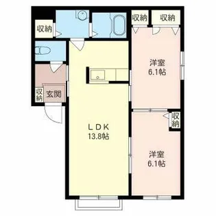 REMAGE E【00202号室】の間取り