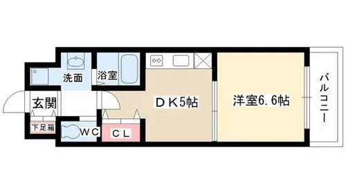 グランディール一社【302号室】の間取り