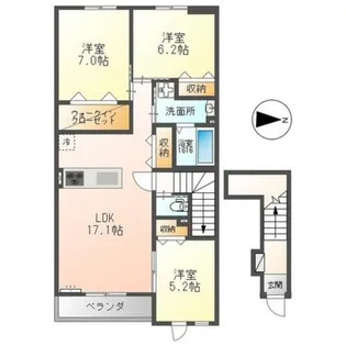 Madison Seed【2階】の間取り