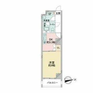 レジディア東桜【2階】の間取り