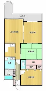 サンシティ摂陽弐番館【902号室】の間取り