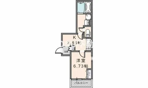 F style東大阪本庄1号館【302号室】の間取り